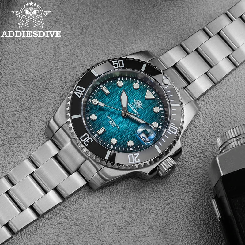 Addiesdive AD2536 — Popular Miyota Automatic Diver Watch, 200m Water Resistance [Colour Options]