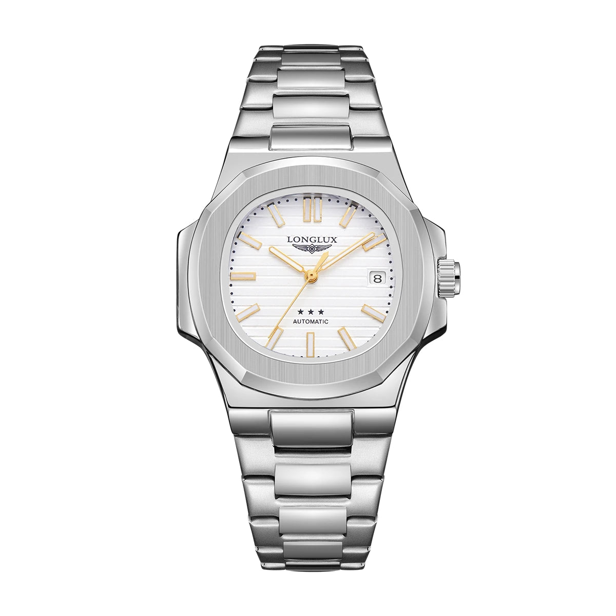 Yacht Board Dial Automatic Watch — Distinctive Case, Date Function [Multiple Colour Options]