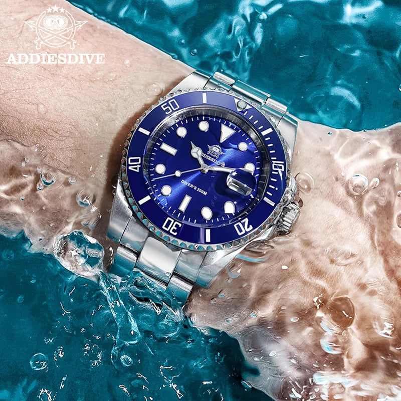 The Real Deal — ADDIESDIVE Quartz Diver, Genuine 200m Waterproof, Japanese Movement