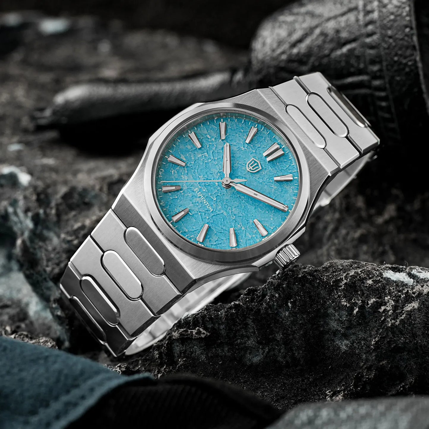 Premium Watchdives WD0016B — Stunning Faceted Natural Stone Dial, Sweeping Quartz [Multiple Colour Choices]