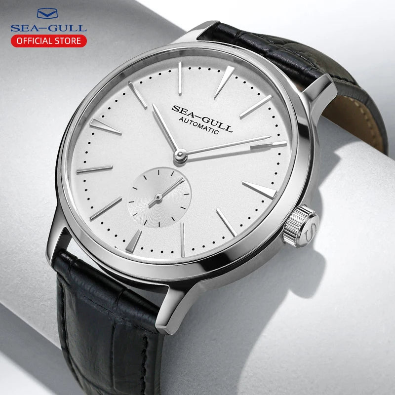 Iconinc Sea-Gull 6075 — In-House Automatic Dress Watch, Sapphire Crystal, 40mm Case