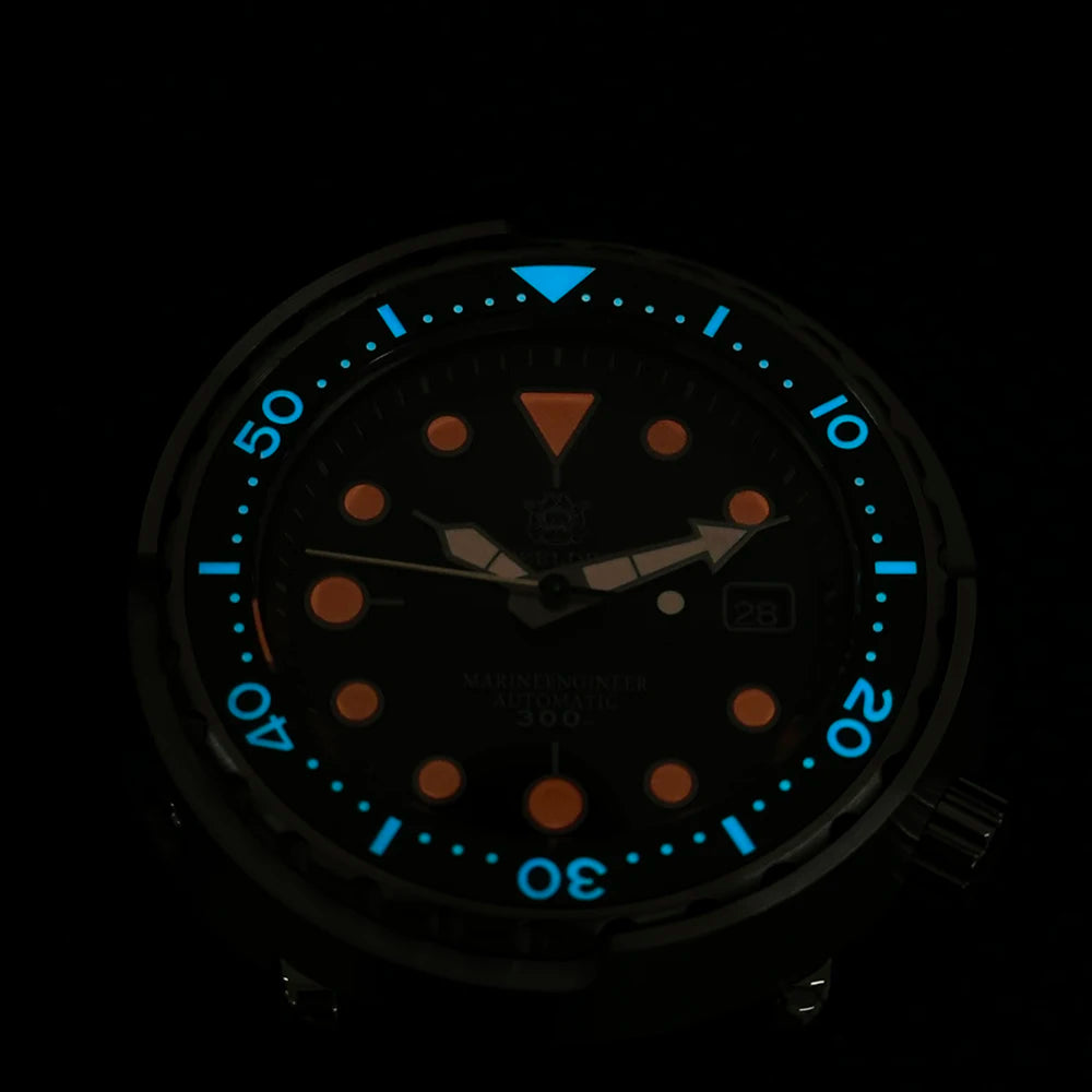 Bold Colour Statement — STEELDIVE SD1975T Upgraded Dial Automatic Shrouded Diver, Ceramic Bezel, 300M Water Resistant [Colour Options & Strap]
