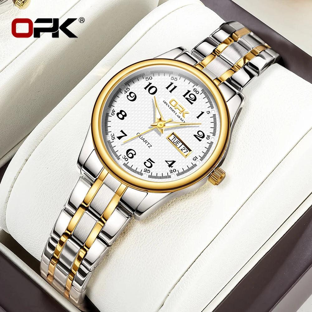 Stunning OPK 8110 — Timeless Women's Watch, Double Calendar, Perfect Everyday Gift