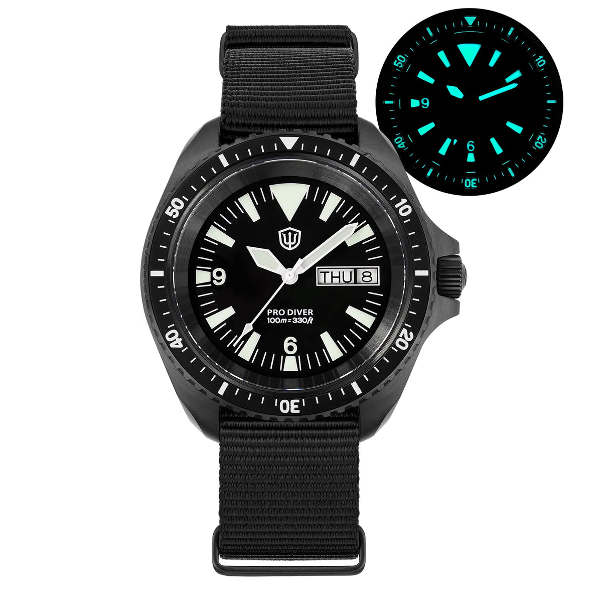 Watchdives WD1980 V3 — Sapphire Crystal, Sweep-Second Quartz, 100m Water Resistant Modern with a Vintage Twist!