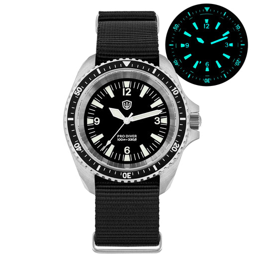Watchdives WD1980 V3 — Sapphire Crystal, Sweep-Second Quartz, 100m Water Resistant Modern with a Vintage Twist!