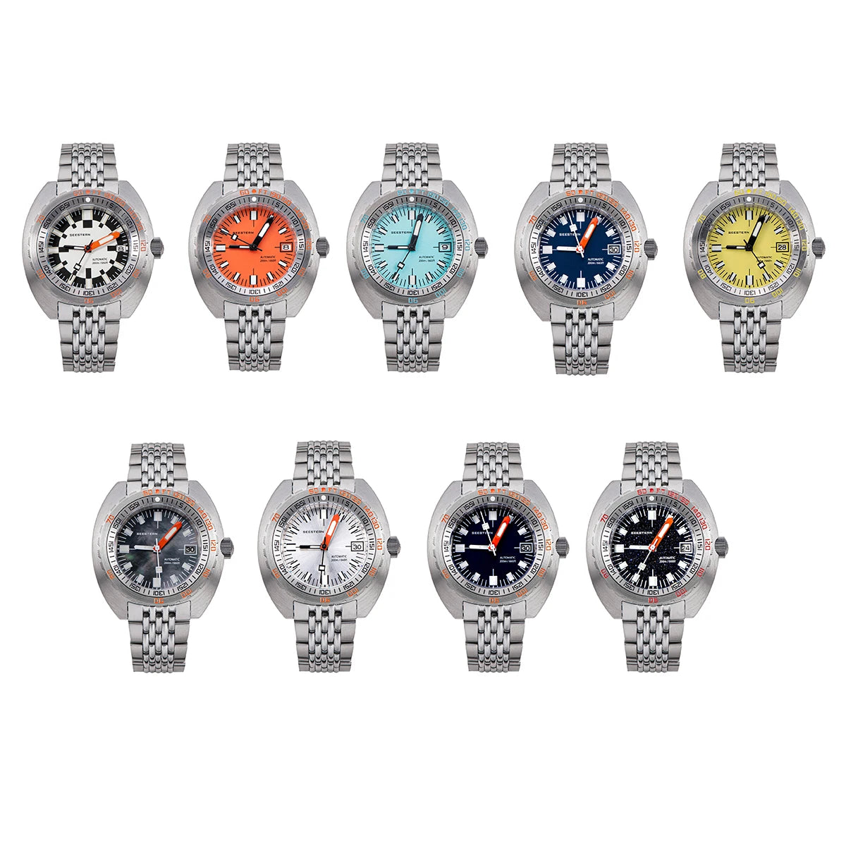 Seestern SUB300T — A True Diver's Watch, Genuine NH35A, 200m Sapphire [Multiple Colour Options]