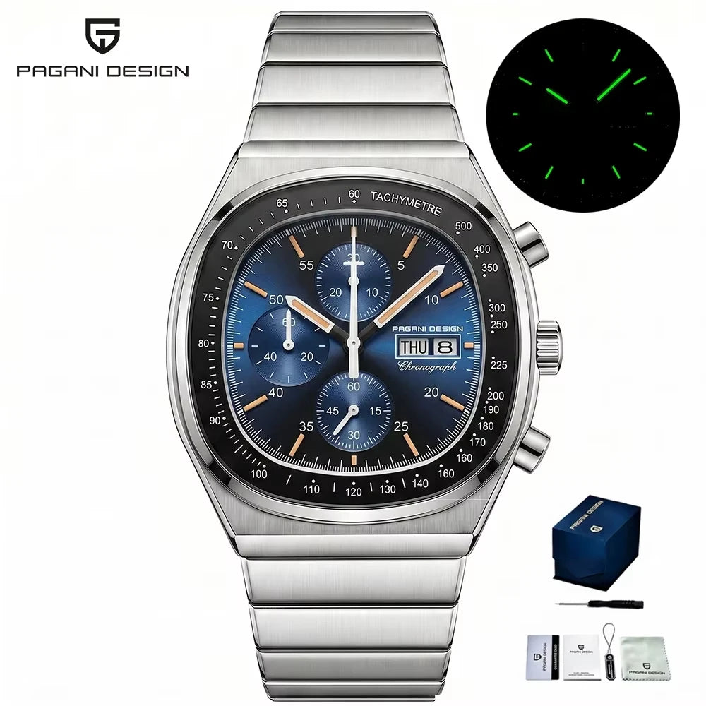 The Real Deal for Speed — PAGANI DESIGN PD1819 Chronograph, Japanese Movement, Sapphire, 100M [Colour Options]