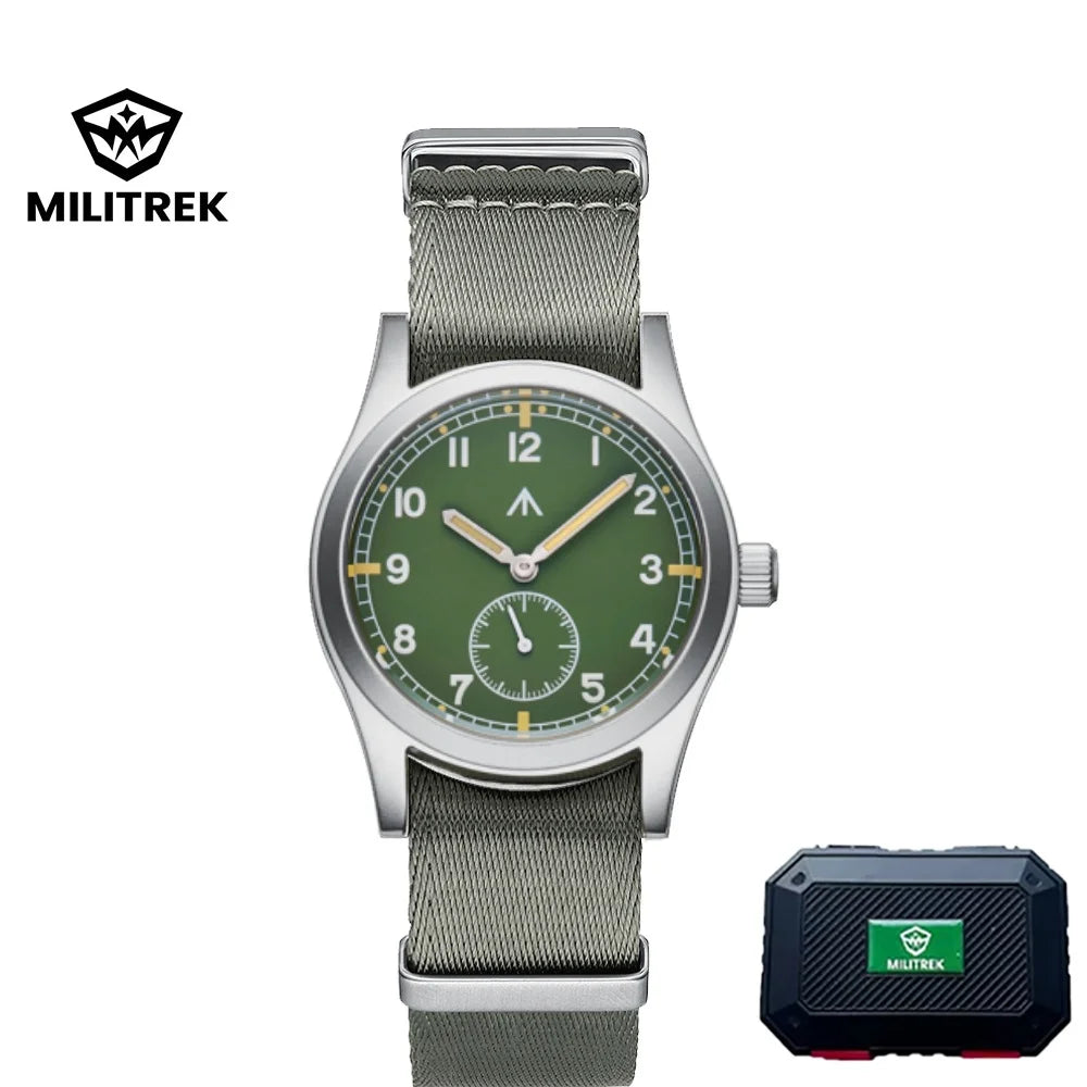 Serious Military Style, Honest Price — MILITREK Retro Watch, Sapphire Crystal, 100M [Strap & Colour Options]