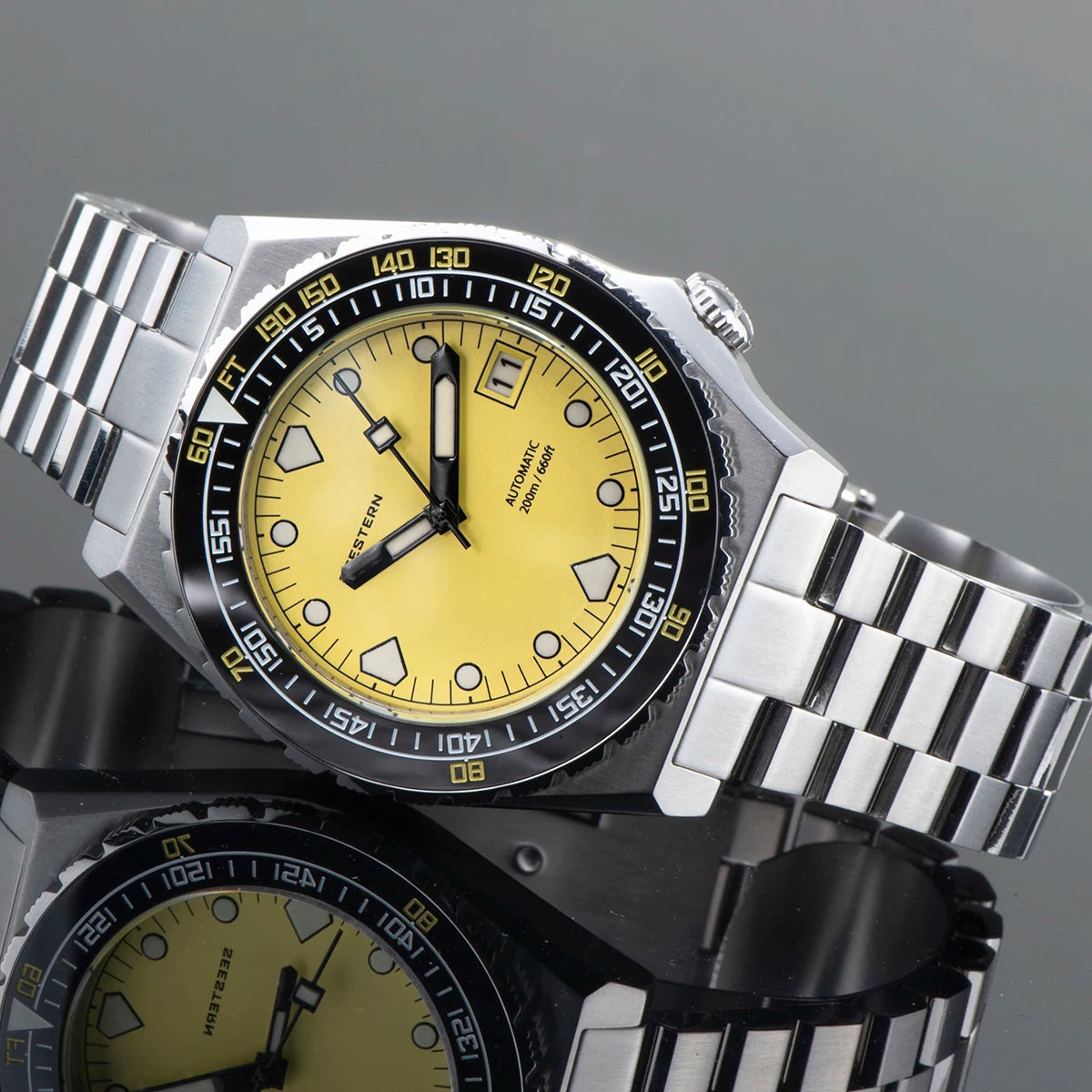 Seestern SUB600T V3 — Genuine Seiko Movement, Bright Dial Options, Ceramic Bezel, 200M Sapphire