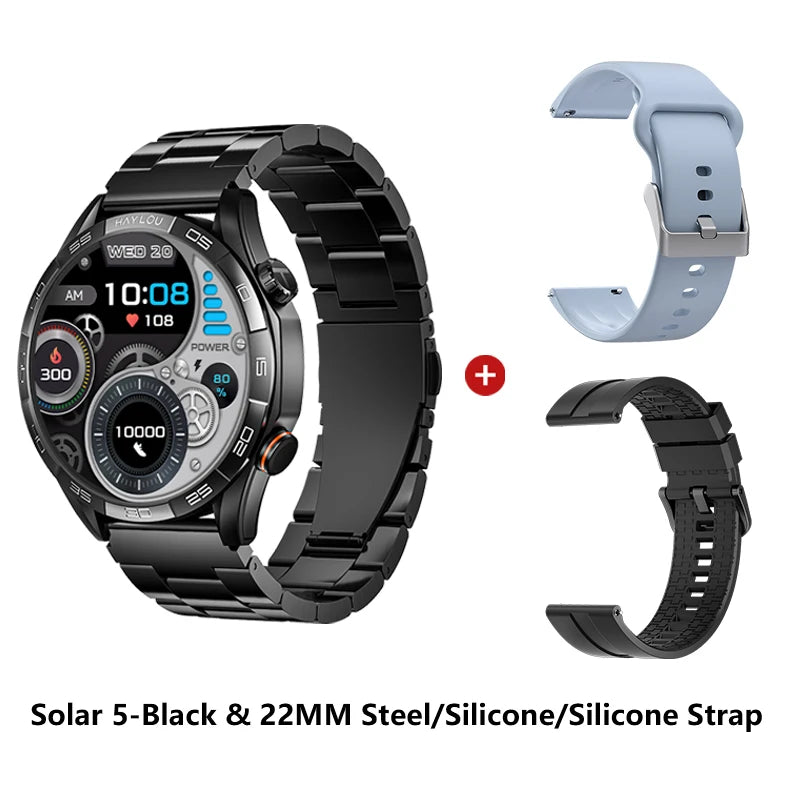 Men's AMOLED Smart Watch — Voice Calling, IP68 Waterproof, 15-Day Battery [Multiple Strap & Colour Options]
