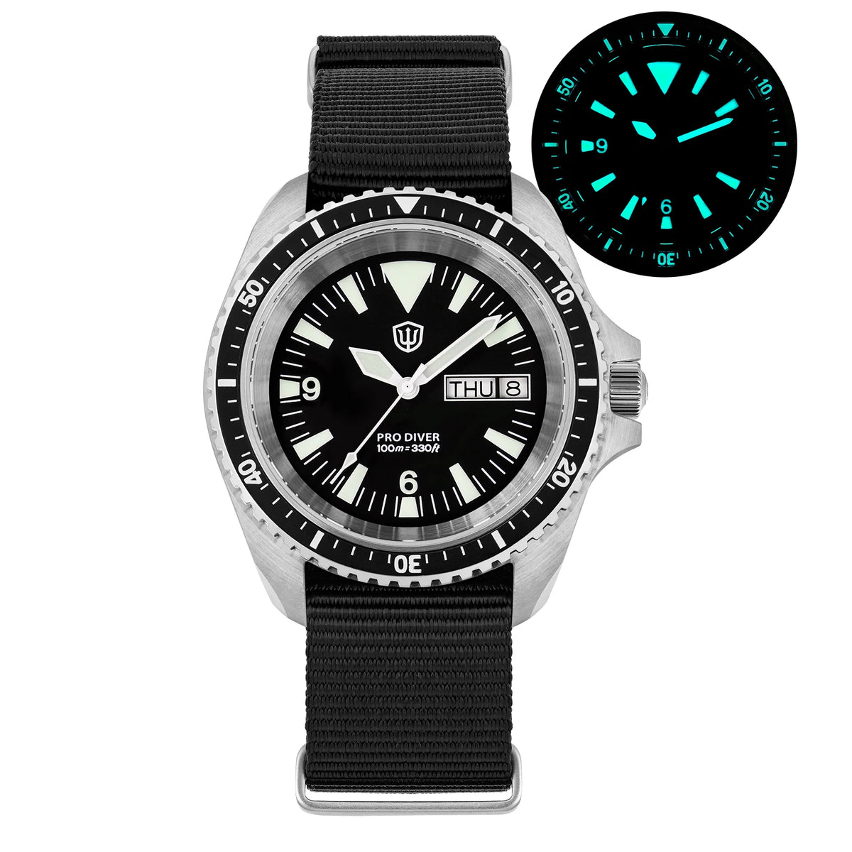 Watchdives WD1980 V3 — Sapphire Crystal, Sweep-Second Quartz, 100m Water Resistant Modern with a Vintage Twist!