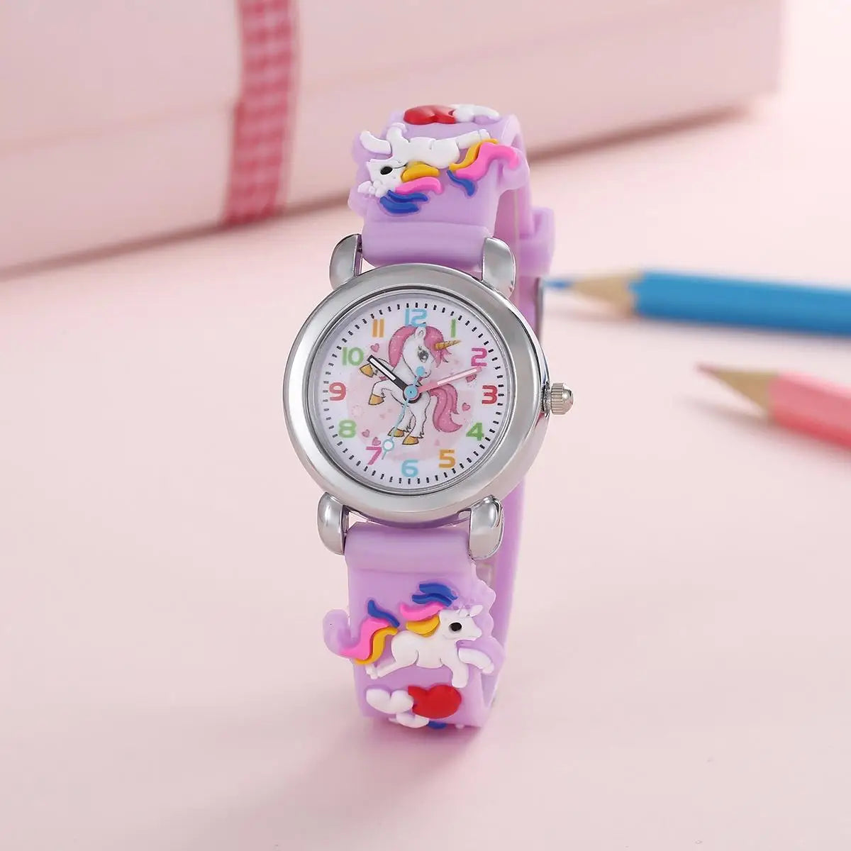 Colourful Unicorn Watch for Girls — Fun Everyday Watch [Colour Choices]