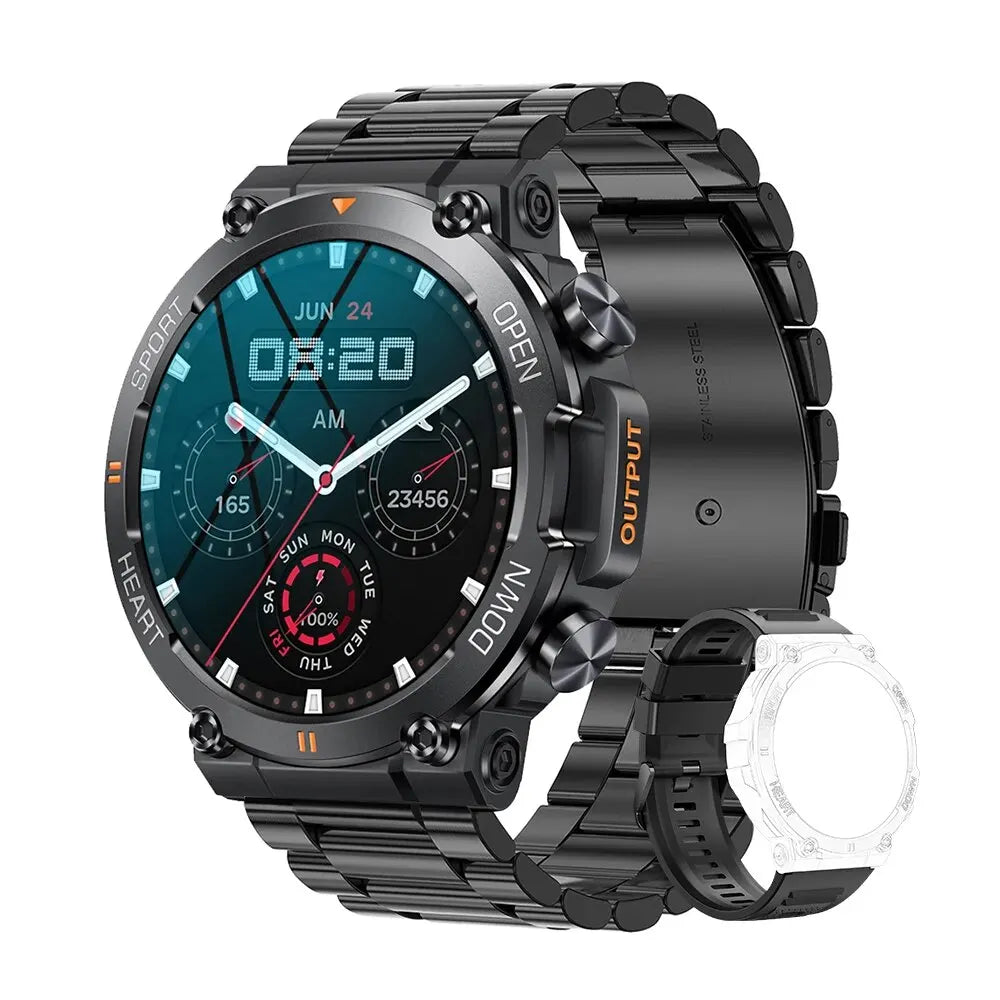 MEVADEN Mens Smartwatch — Everyday Smart, Zero Complications with real watch looks [Colour Options]