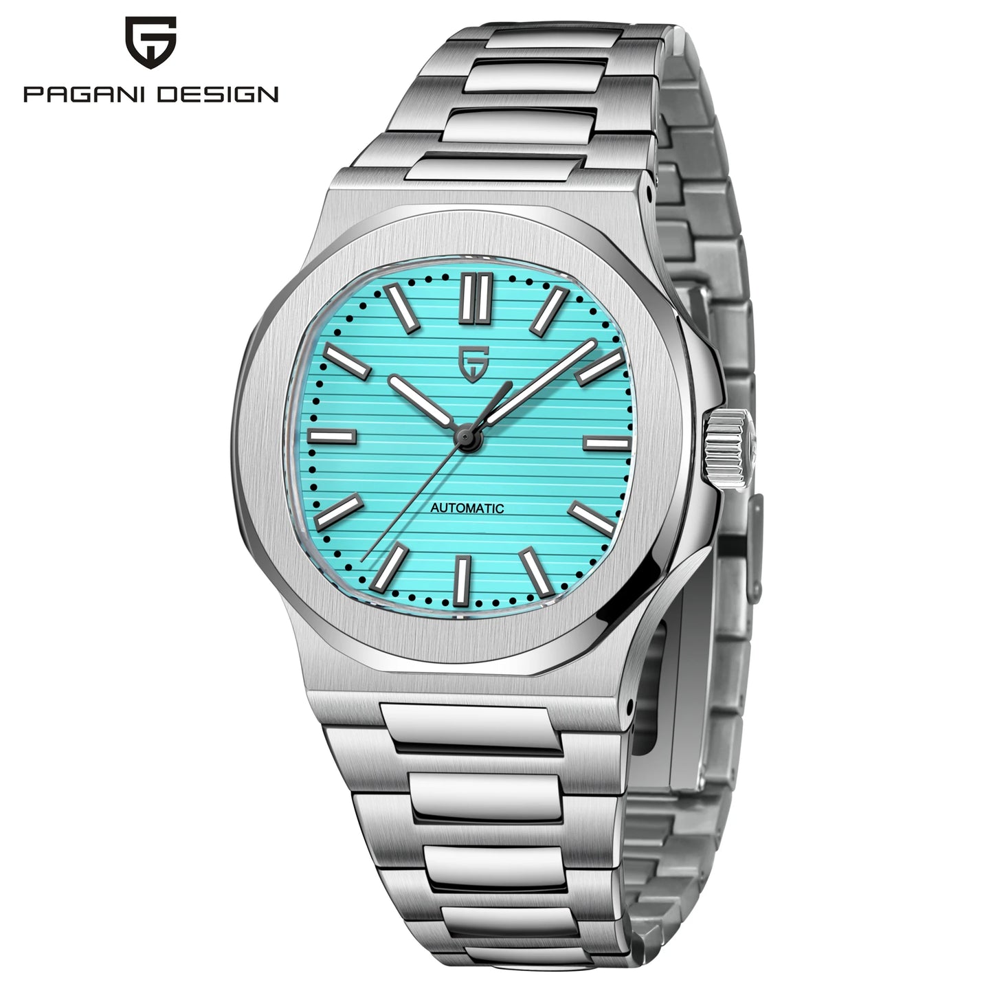 Pagani Design PD-1728 — Yacht Board Dial Fashion Watch, Automatic, 100M Water Resistant [Silver / Gold Colour Options]