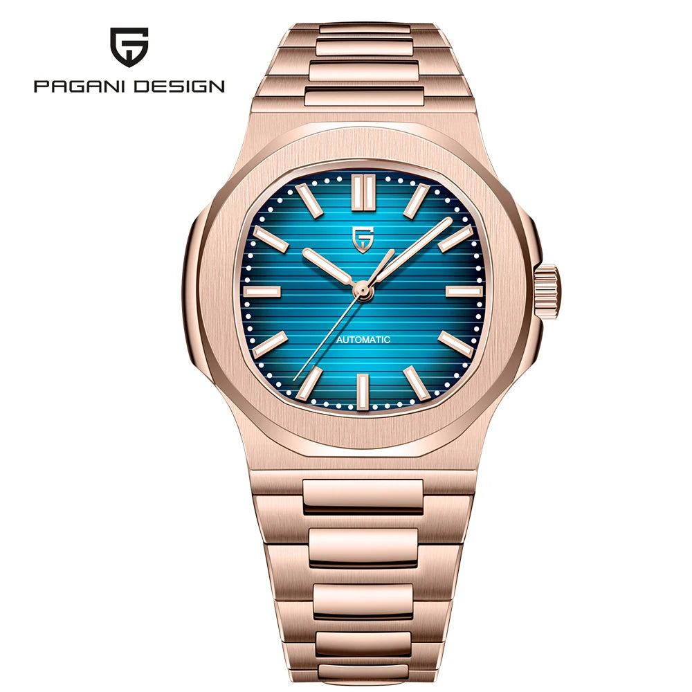Pagani Design PD-1728 — Yacht Board Dial Fashion Watch, Automatic, 100M Water Resistant [Silver / Gold Colour Options]