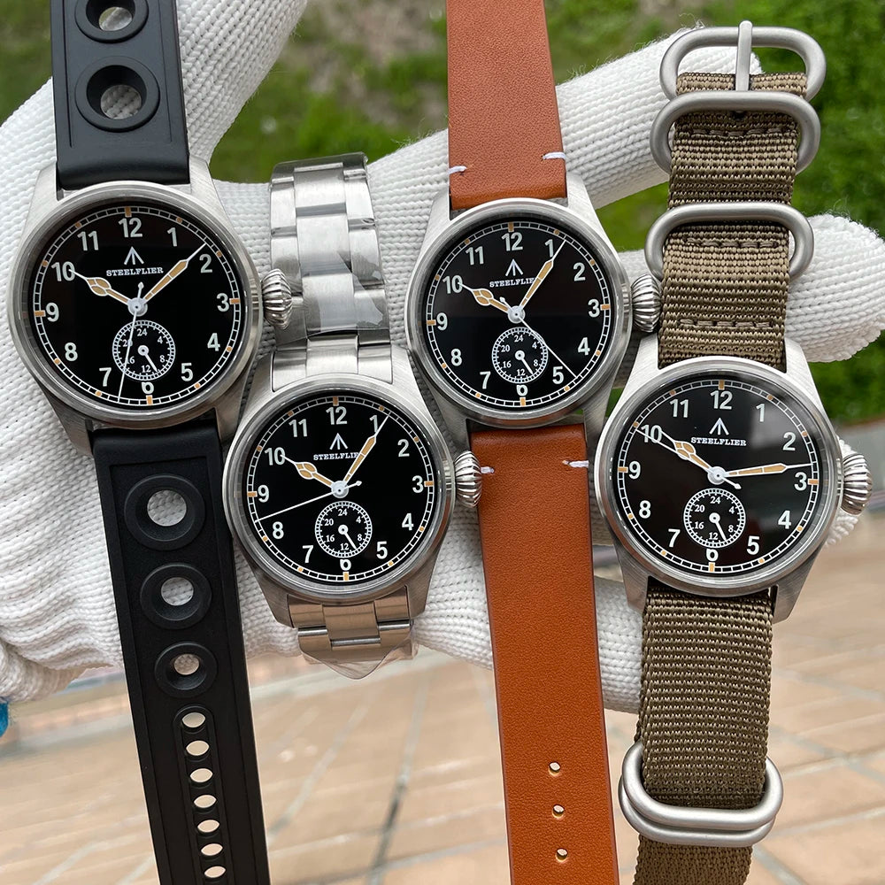 Wear in Style — STEELFLIER SF746 Multi-Dial Watch, Swiss Luminous, 200M Waterproof [Colour & Strap Options]