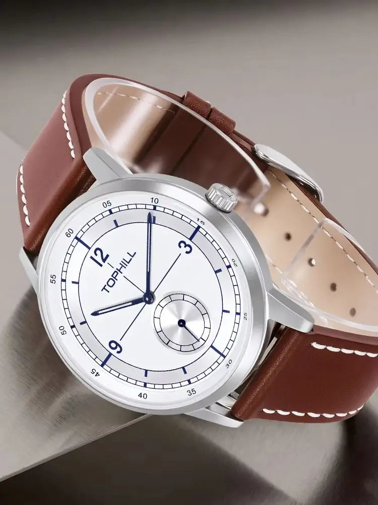 Stunning Vintage Style — TOPHILL TW098G Watch, Genuine Miyota Movement, Sapphire [Colour Options]