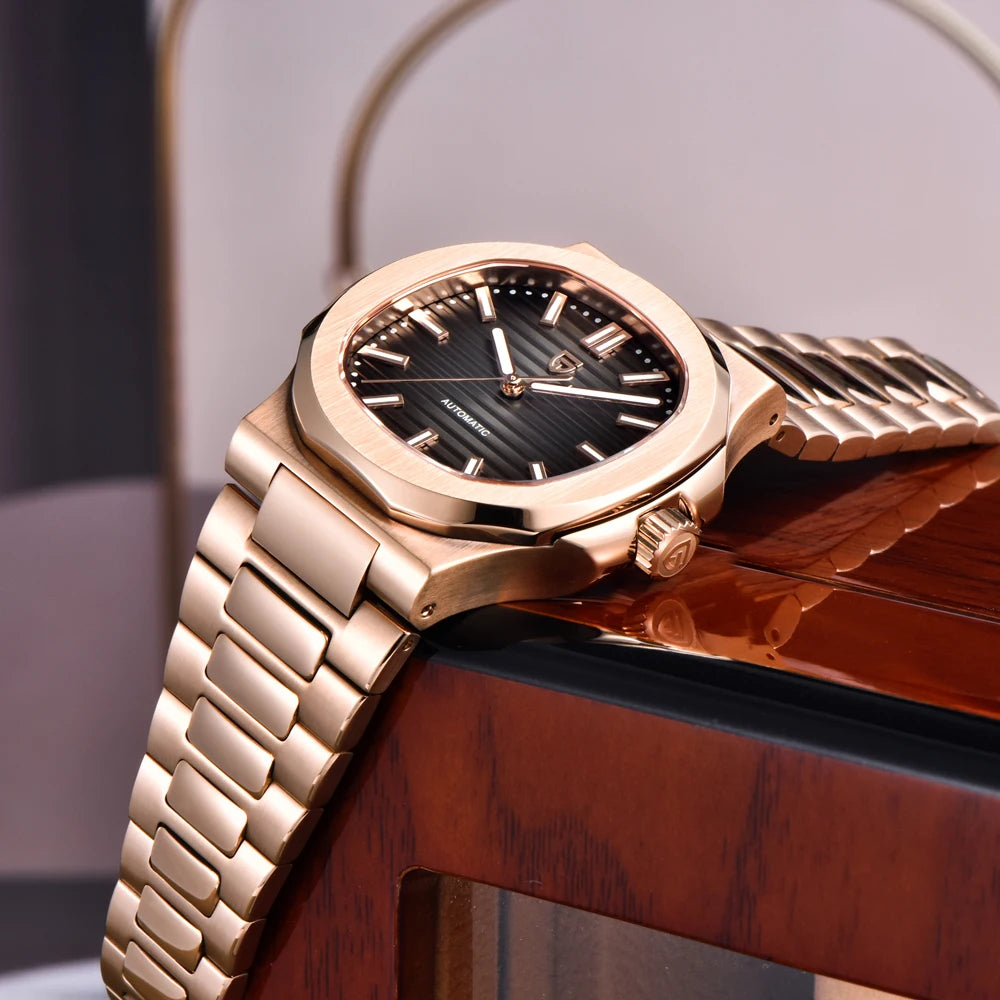Pagani Design PD-1728 — Yacht Board Dial Fashion Watch, Automatic, 100M Water Resistant [Silver / Gold Colour Options]