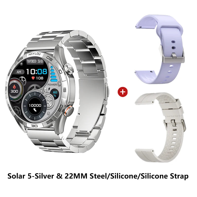 Men's AMOLED Smart Watch — Voice Calling, IP68 Waterproof, 15-Day Battery [Multiple Strap & Colour Options]