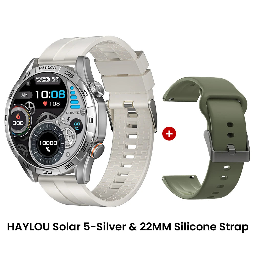 Men's AMOLED Smart Watch — Voice Calling, IP68 Waterproof, 15-Day Battery [Multiple Strap & Colour Options]