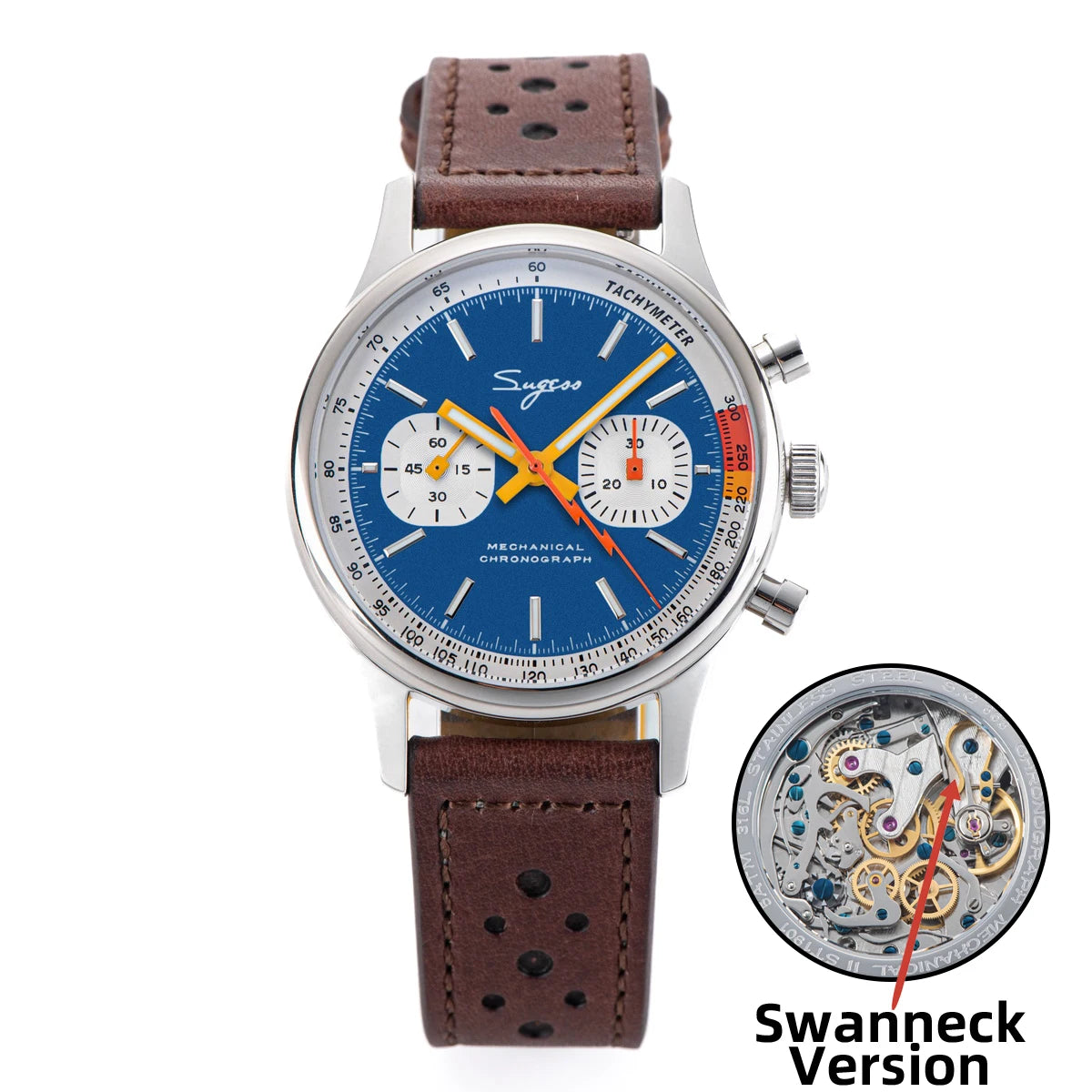 Built for the Cockpit — Sugess ST19 Swanneck Chronograph, Hand Wind, Sapphire