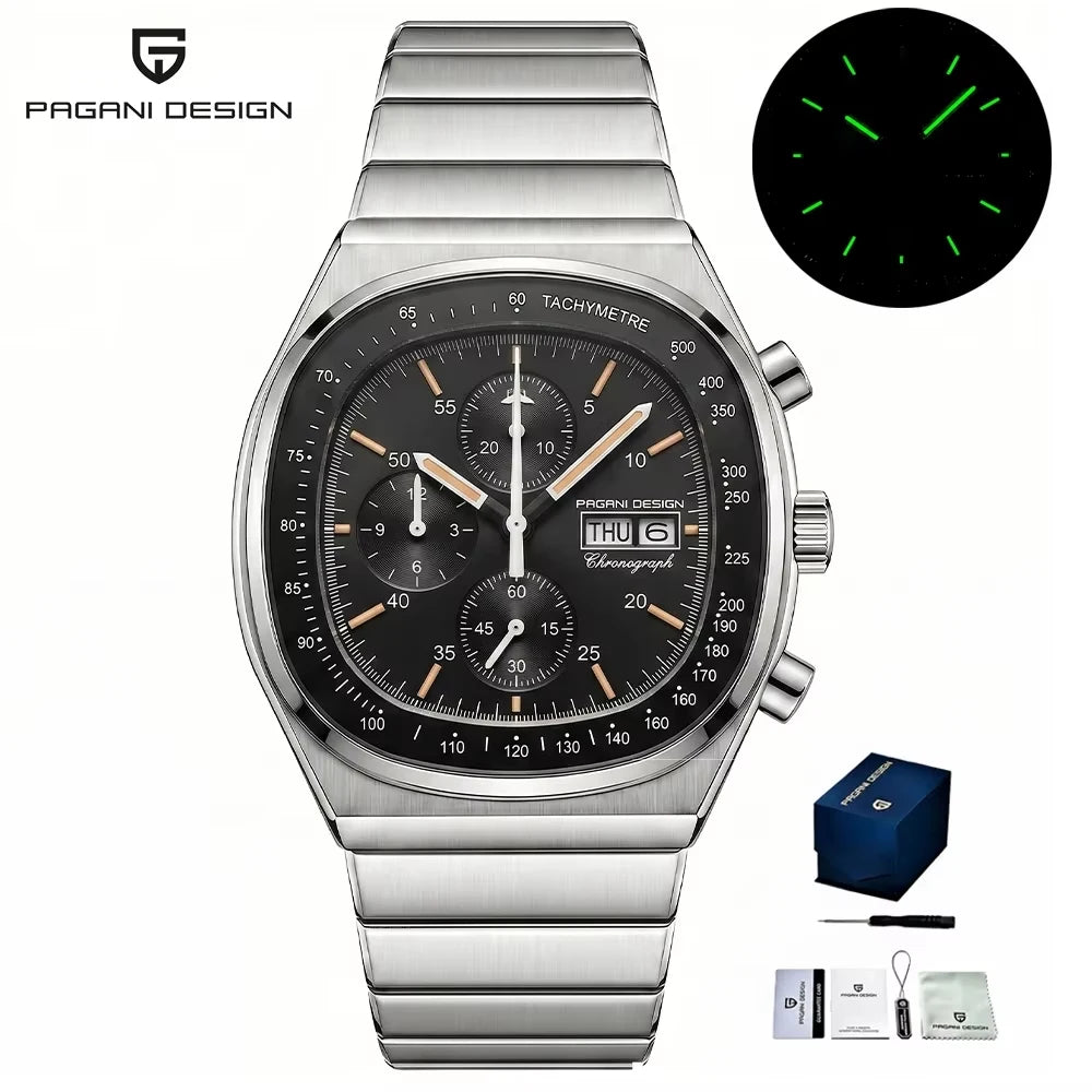The Real Deal for Speed — PAGANI DESIGN PD1819 Chronograph, Japanese Movement, Sapphire, 100M [Colour Options]