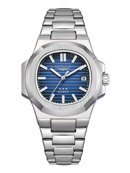 Yacht Board Dial Automatic Watch — Distinctive Case, Date Function [Multiple Colour Options]