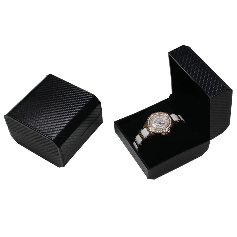 Single Watch Gift Box — PU Leather Display Case with Pillow Cushion Perfect for Gifting! [Colour Options]