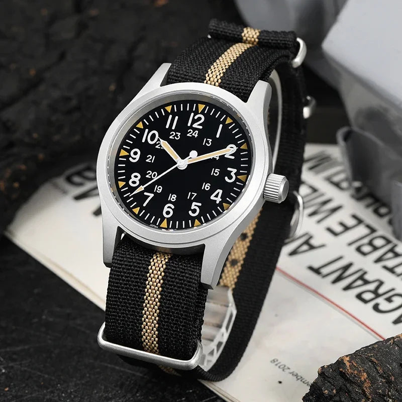 Real Value, Real Movement — Militado ML05 Military Watch, Genuine Miyota, 100M [Colour Options]