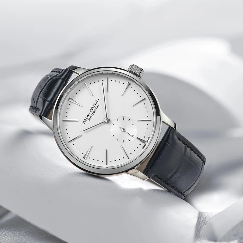 Iconinc Sea-Gull 6075 — In-House Automatic Dress Watch, Sapphire Crystal, 40mm Case
