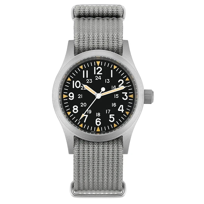 Real Value, Real Movement — Militado ML05 Military Watch, Genuine Miyota, 100M [Colour Options]