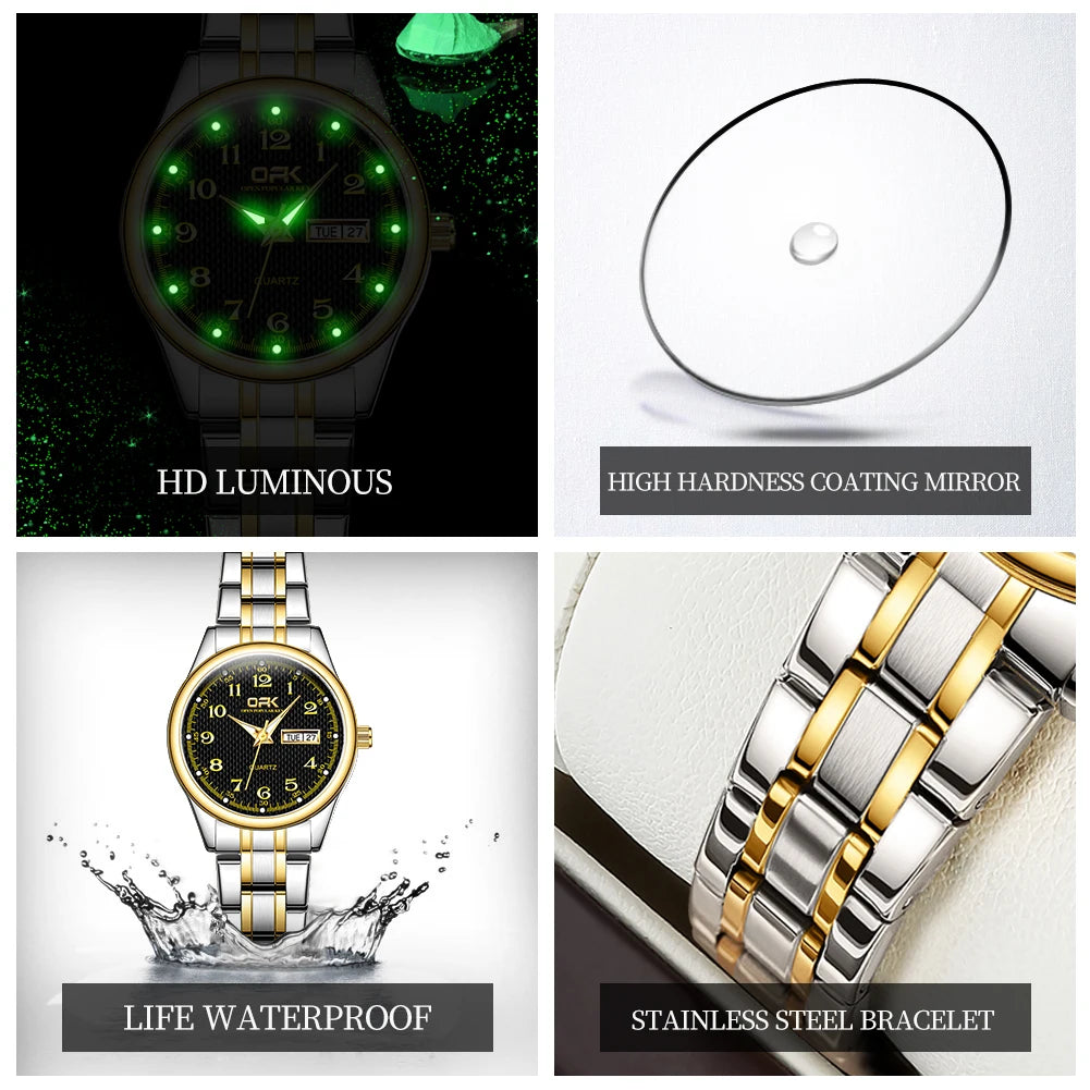 Stunning OPK 8110 — Timeless Women's Watch, Double Calendar, Perfect Everyday Gift