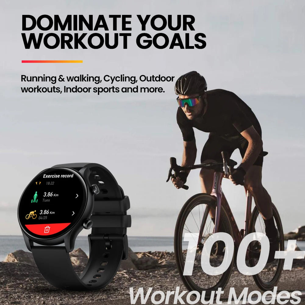 New Zeblaze Btalk 3 Plus Voice Calling Smart Watch 1.39'' Large HD Color Display Fitness Tracking Smartwatch [Colour Options]