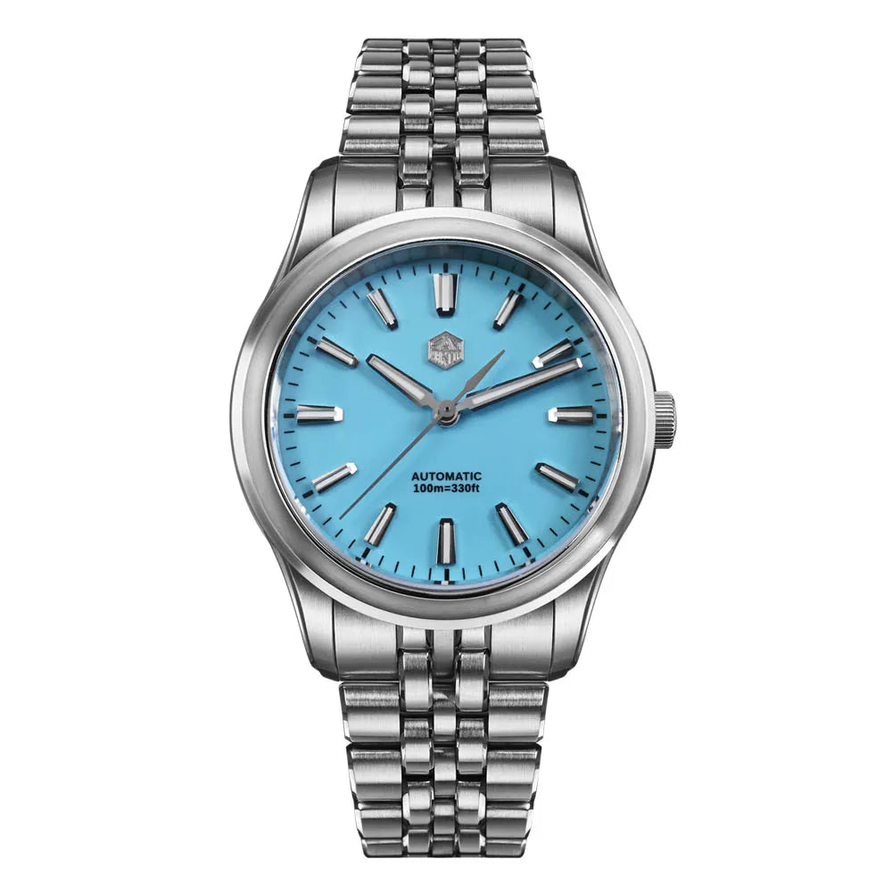 San Martin SN0144 — Head-Turning JianZhan Sunburst Dial, Genuine Miyota 90S5 Automatic, Sapphire AR Crystal