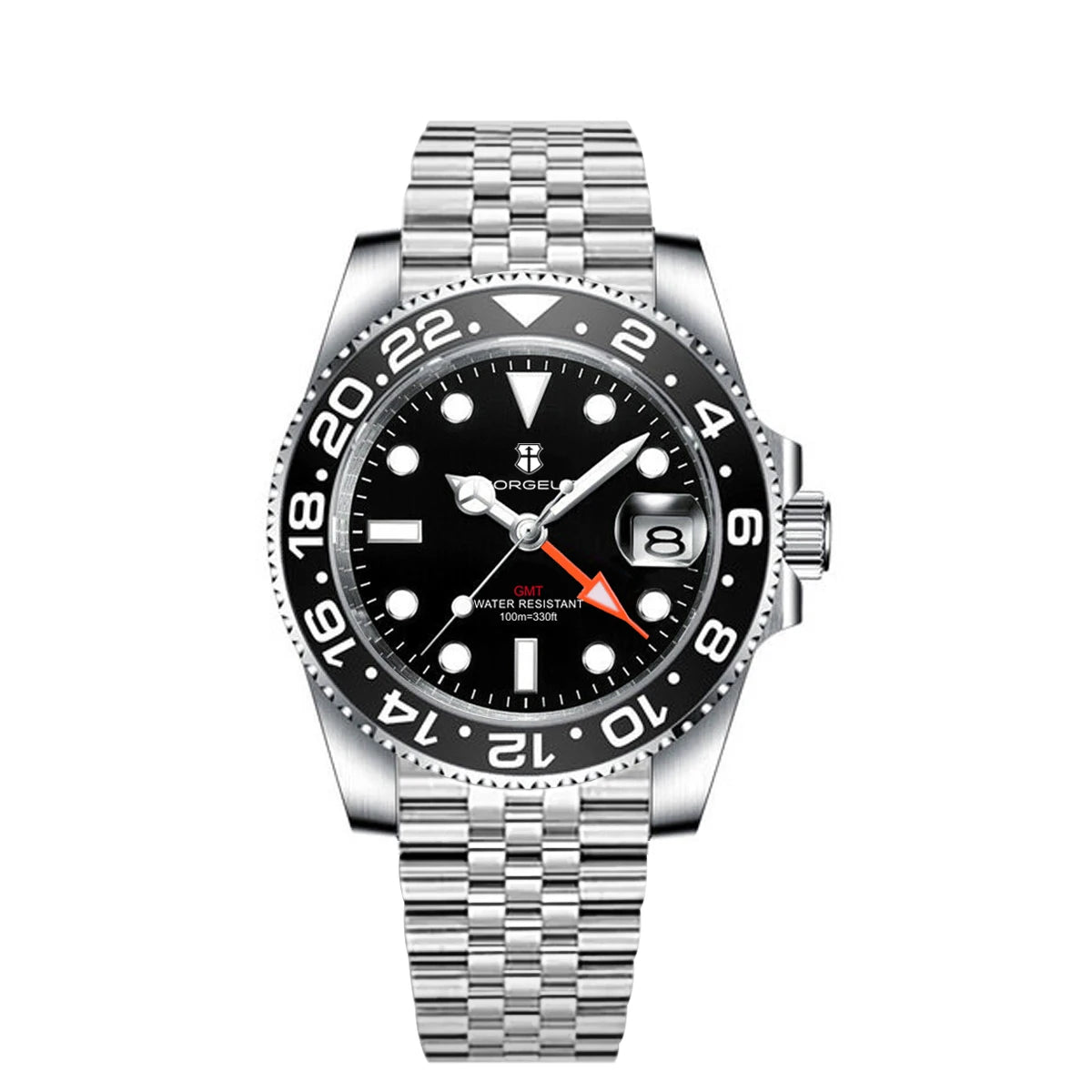 Corgeut GMT Quartz Diver Watch — Iconic Dive Watch Looks, Ceramic Bezel, Unbeatable Value [Multiple Strap & Colour Options]