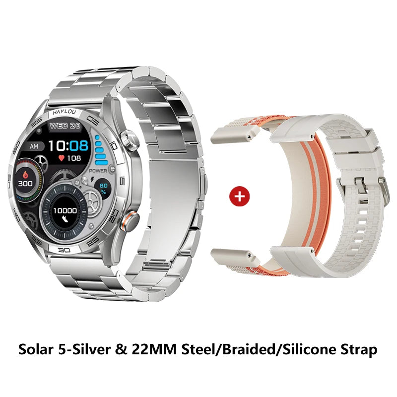 Men's AMOLED Smart Watch — Voice Calling, IP68 Waterproof, 15-Day Battery [Multiple Strap & Colour Options]