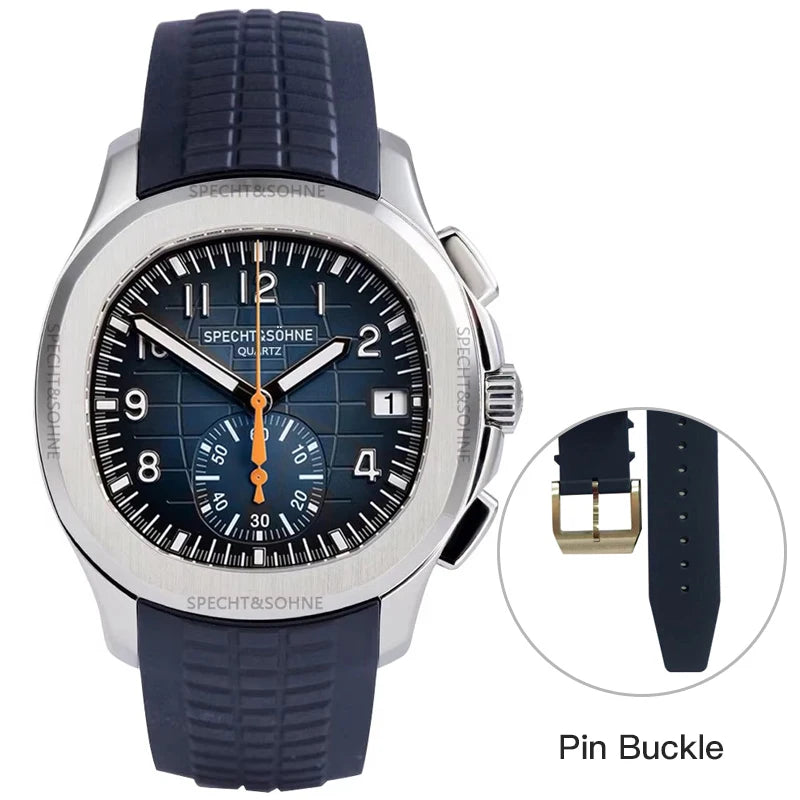 Specht & Söhne New Classic Sports Watch — Chronograph-Style Dial, 50M Waterproof [Multiple Colour Choices]