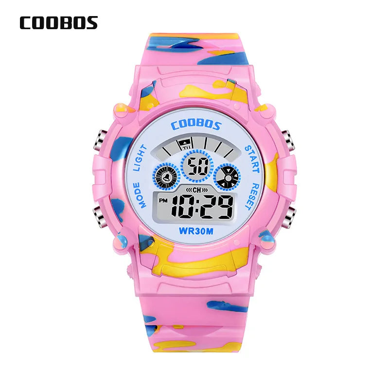 Ready for Anything — Fun Sports Digital Watch for Kids Boys & Girls [Multiple Colour Choices]