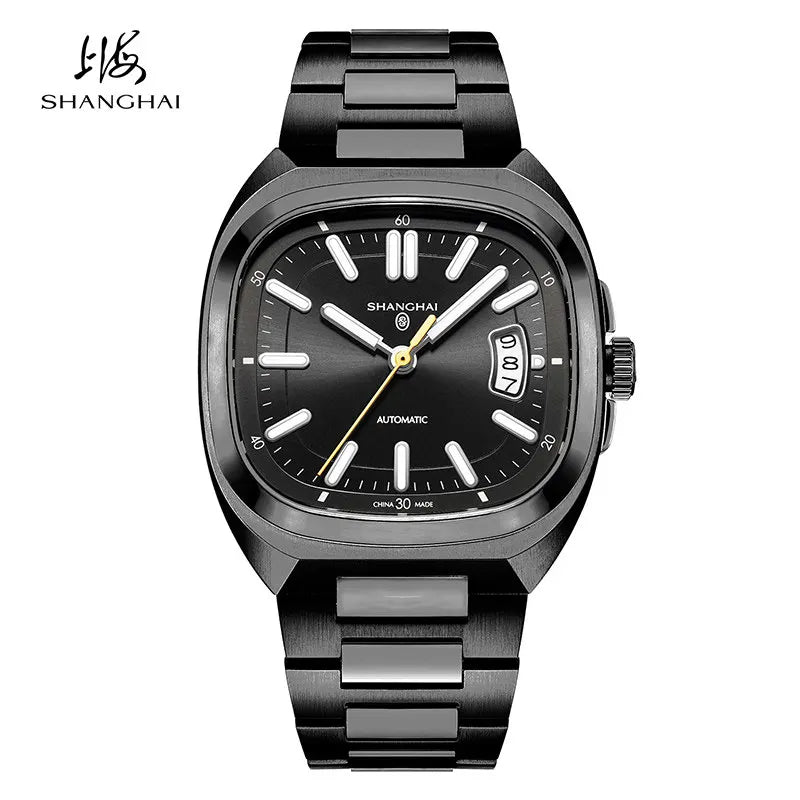 Shanghai SH018 — Vintage Square Case, One of the Best-Looking Automatics on the Market, Sapphire Crystal [Multiple Colour Options]
