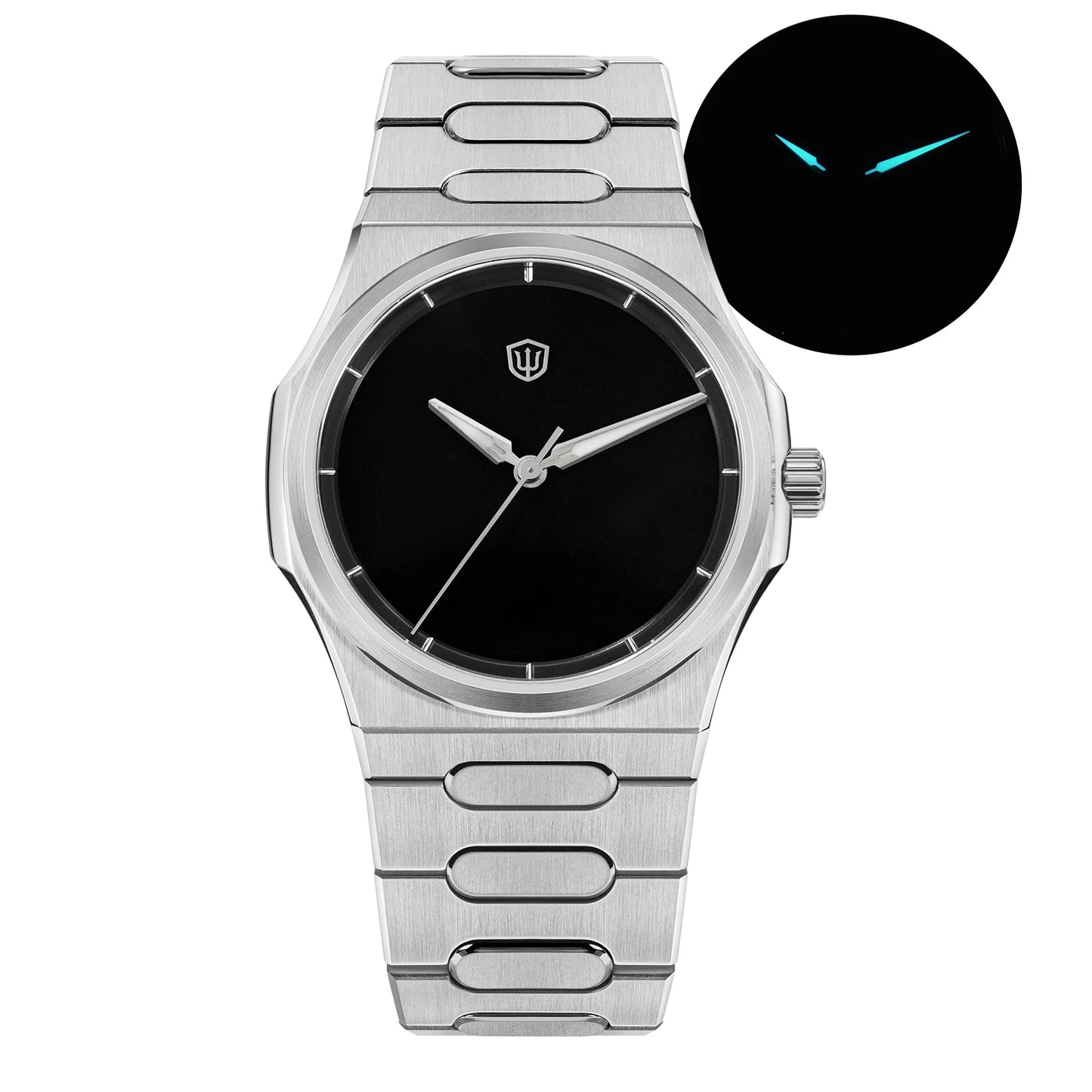 Premium Watchdives WD0016B — Stunning Faceted Natural Stone Dial, Sweeping Quartz [Multiple Colour Choices]