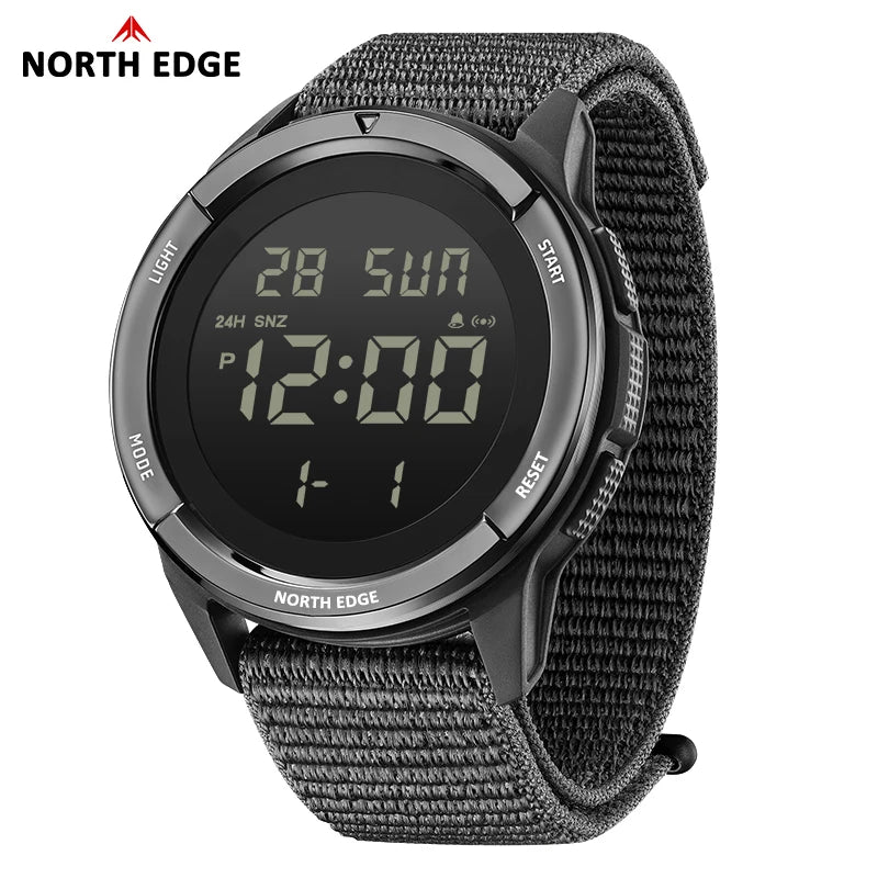 Mens NORTH EDGE TERRAX Digital Sports & Lifestyle Watch — Everyday Ready, Built for Adventure
