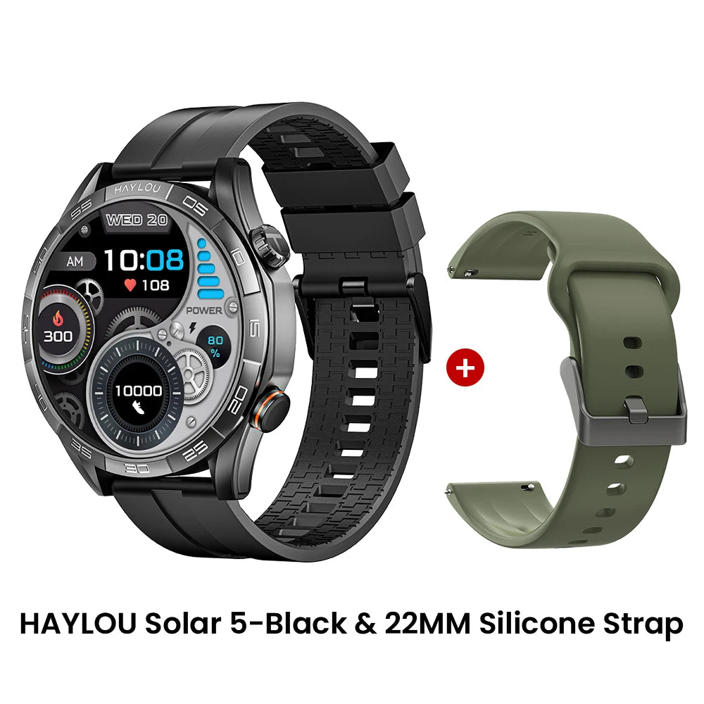 Men's AMOLED Smart Watch — Voice Calling, IP68 Waterproof, 15-Day Battery [Multiple Strap & Colour Options]
