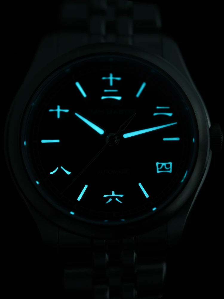 San Martin SN0144 — Head-Turning JianZhan Sunburst Dial, Genuine Miyota 90S5 Automatic, Sapphire AR Crystal