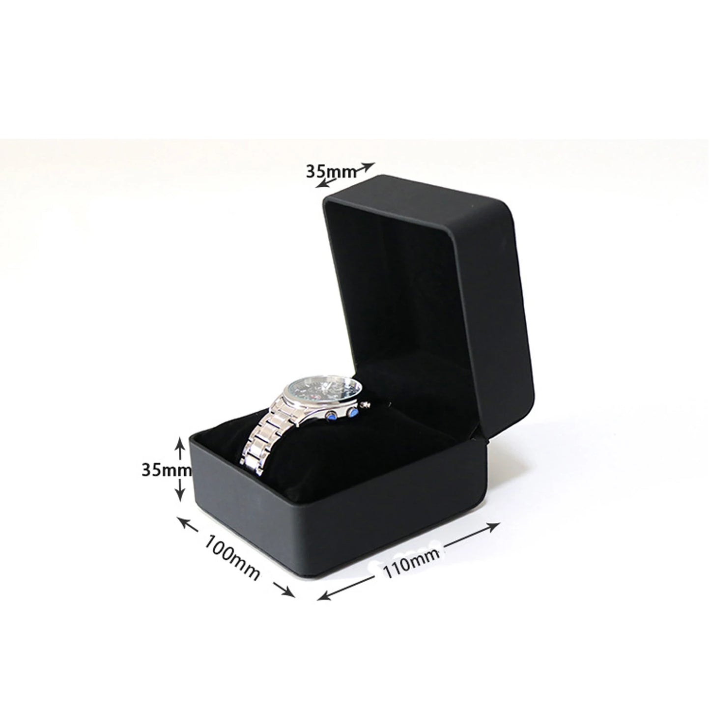 Single Watch Gift Box — PU Leather Display Case with Pillow Cushion Perfect for Gifting! [Colour Options]