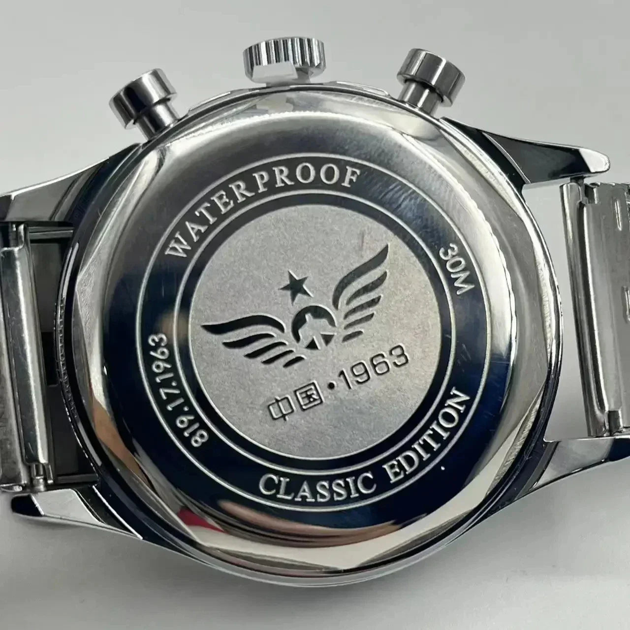 Bold 1963 Pilot Chronograph Watch — Quartz, Vintage Military Style [Colour / Strap Options]