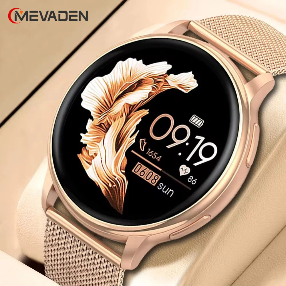 MEVADEN Y22 — Stylish Women's Smart Watch, Bluetooth Calling & Fitness Tracker