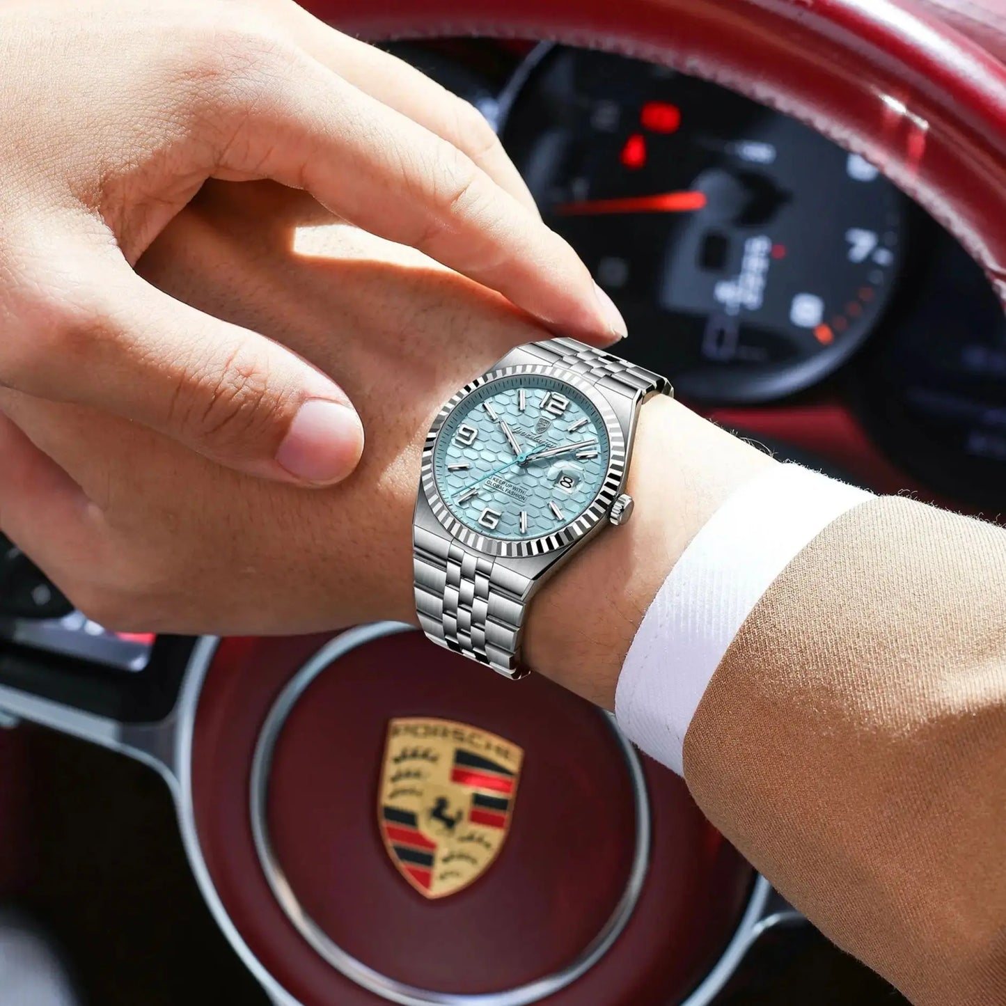 Stunning POEDAGAR Women's Watch — Crystal-Accented, Stainless Steel, Looks Far More Expensive Than Its Price [Multiple Dial & Colour Options]