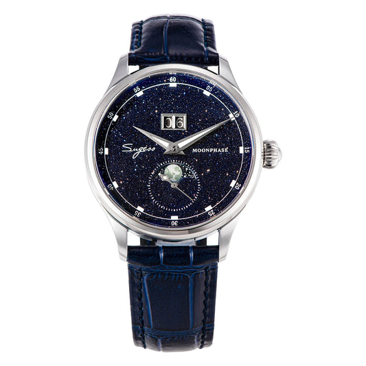 Not Your Average Moonphase Watch! Stunning Sugess Star Dial Automatic, Sapphire Crystal [Strap & Colour Options]