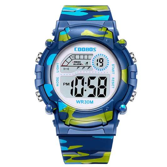 Ready for Anything — Fun Sports Digital Watch for Kids Boys & Girls [Multiple Colour Choices]