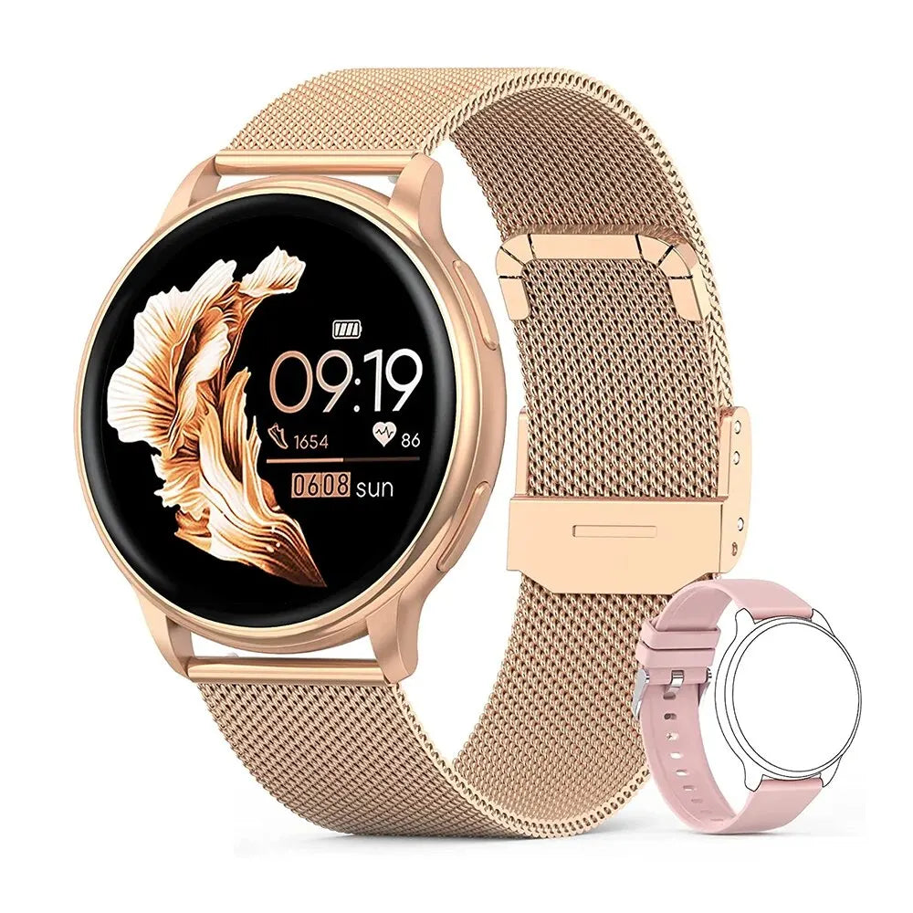 MEVADEN Y22 — Stylish Women's Smart Watch, Bluetooth Calling & Fitness Tracker